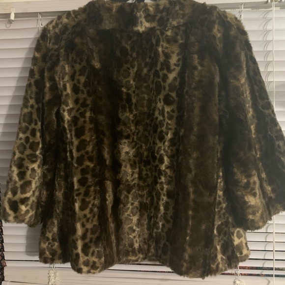 GUESS Leopard print faux fur coat - Picture 12 of 12